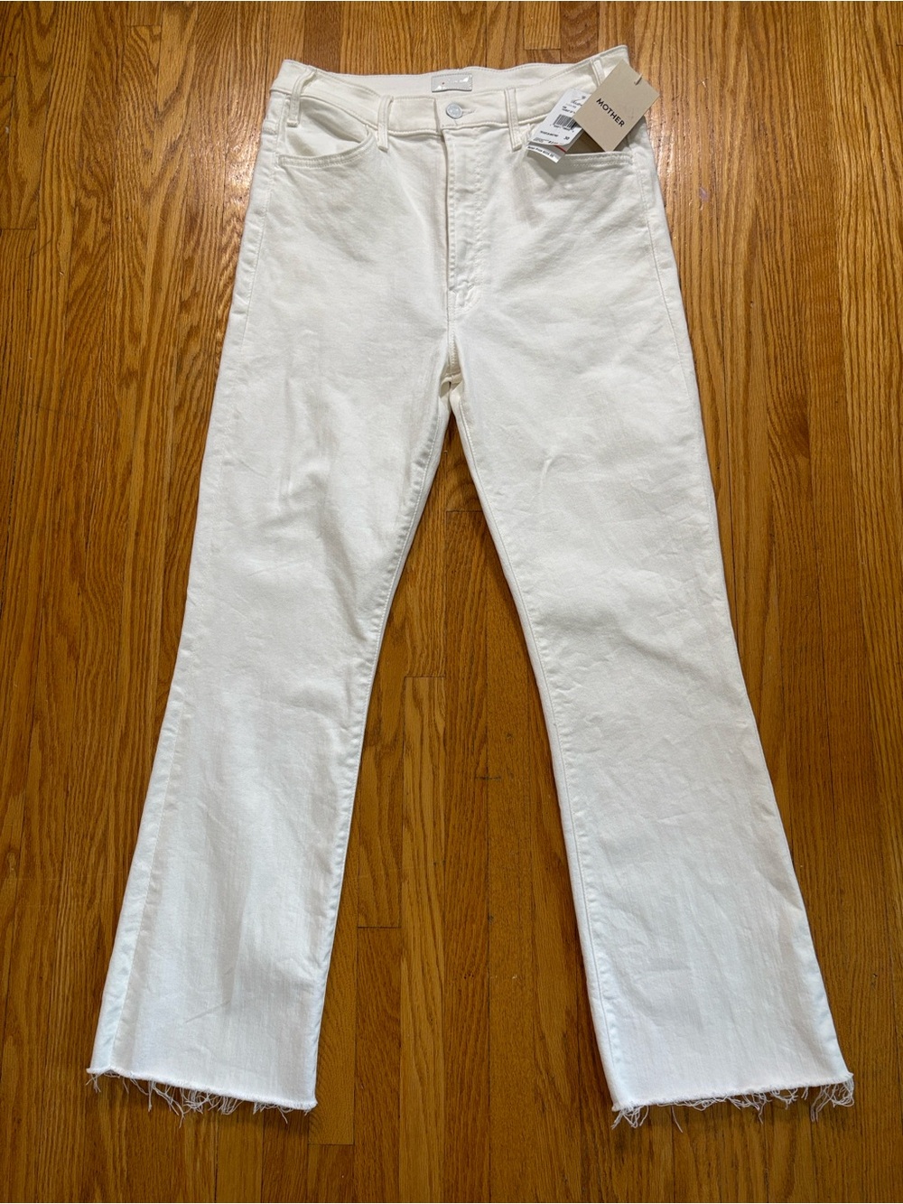 MOTHER The Hustler Ankle Fray Jeans – Fairest Of Them All – Size 30 NEW
